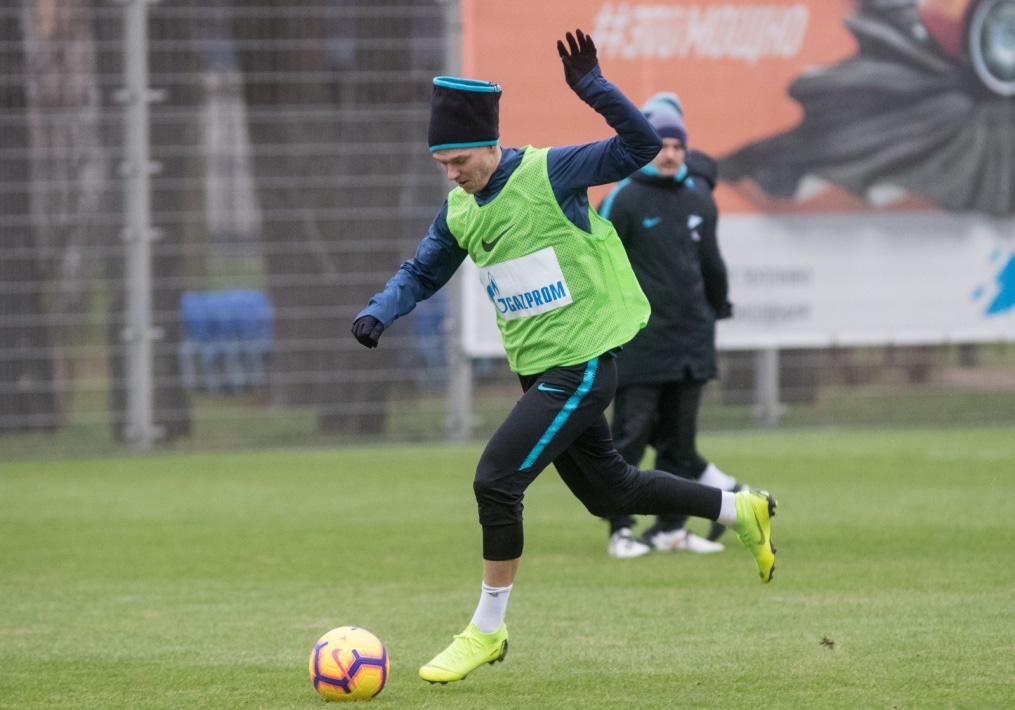Открытая тренировка «Зенита» перед матчем с «Ростовом»
