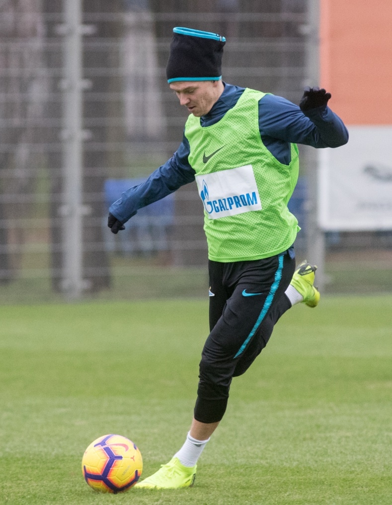 Открытая тренировка «Зенита» перед матчем с «Ростовом»