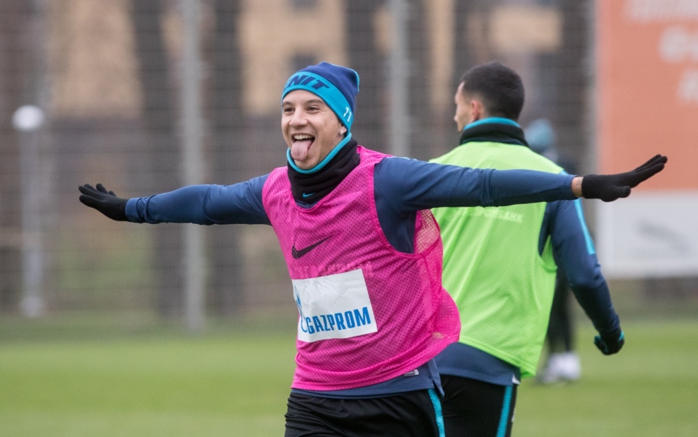 Открытая тренировка «Зенита» перед матчем с «Ростовом»