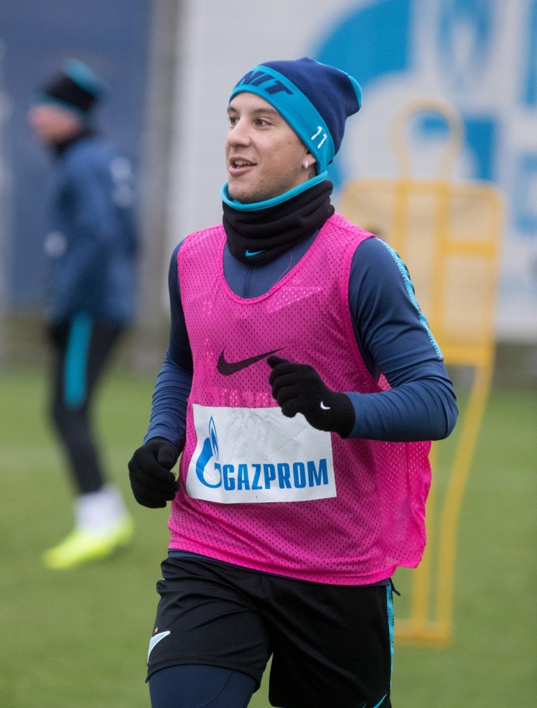 Открытая тренировка «Зенита» перед матчем с «Ростовом»