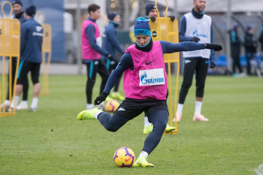 Открытая тренировка «Зенита» перед матчем с «Ростовом»