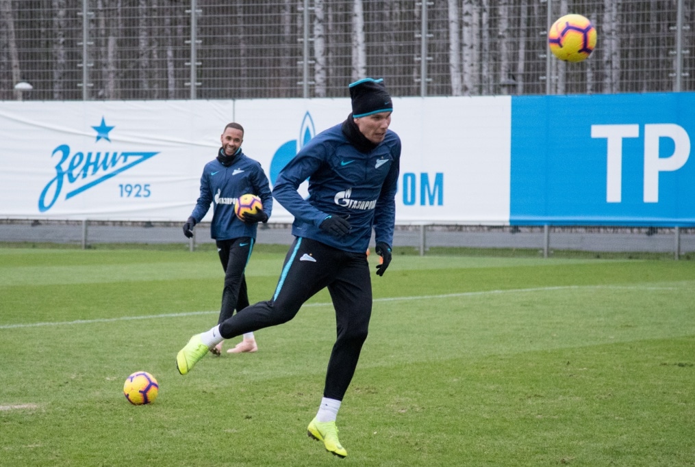 Открытая тренировка «Зенита» перед матчем с «Ростовом»