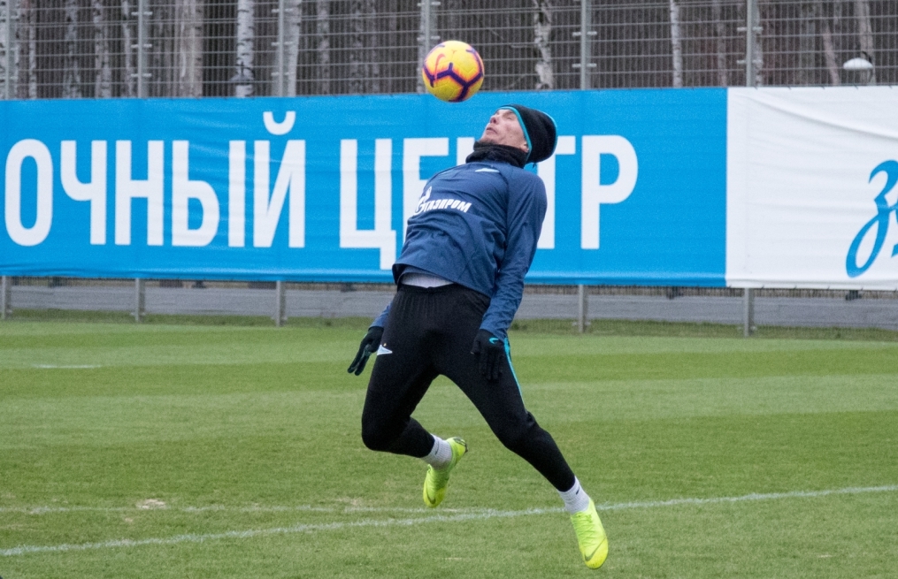 Открытая тренировка «Зенита» перед матчем с «Ростовом»