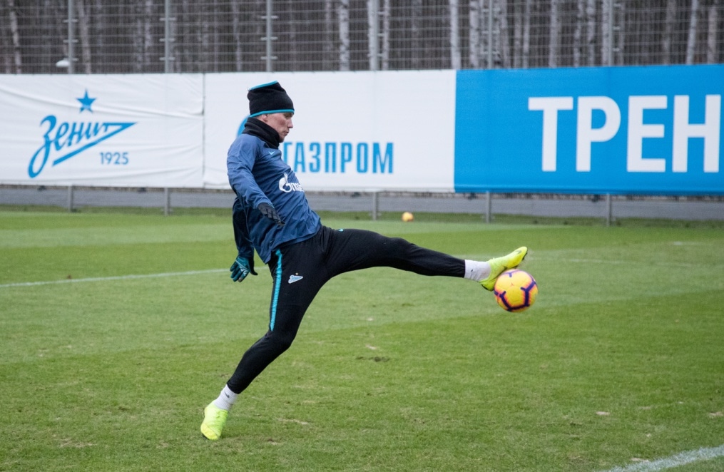 Открытая тренировка «Зенита» перед матчем с «Ростовом»