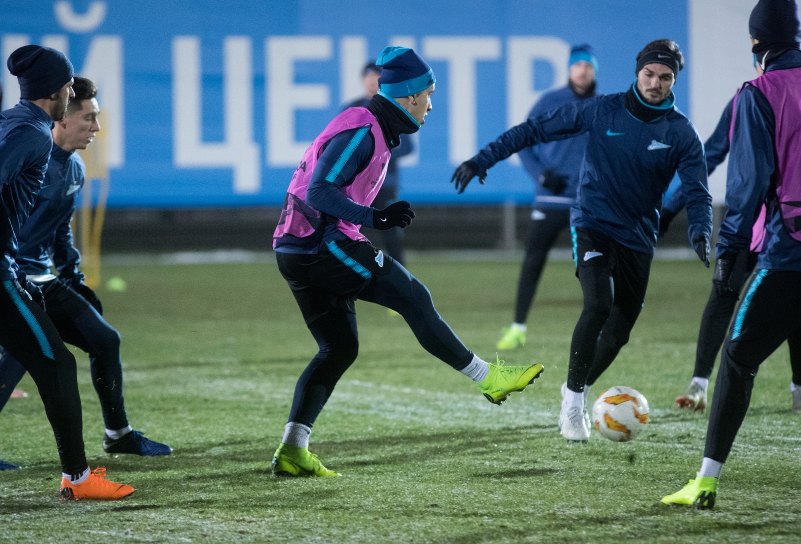 Открытая тренировка «Зенита» перед матчем с «Копенгагеном»