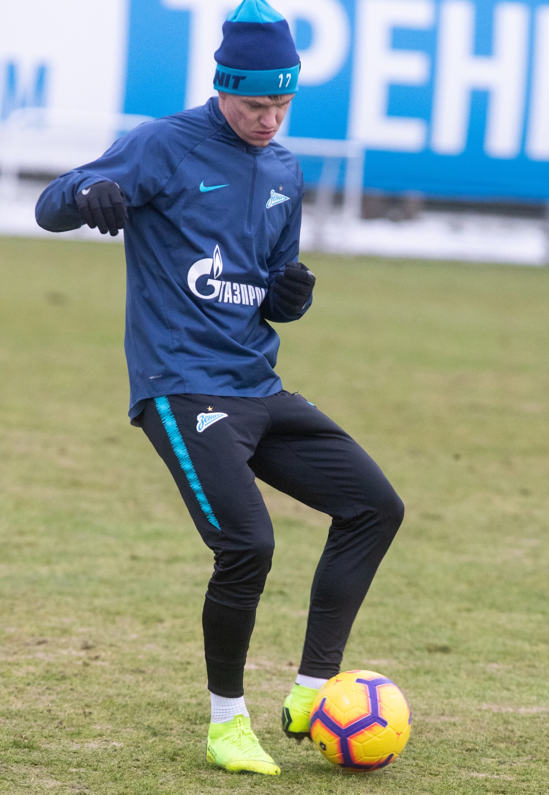 Открытая тренировка «Зенита» перед матчем с  «Рубином»