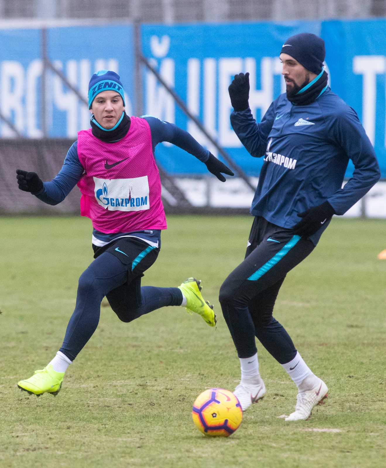 Открытая тренировка «Зенита» перед матчем с  «Рубином»