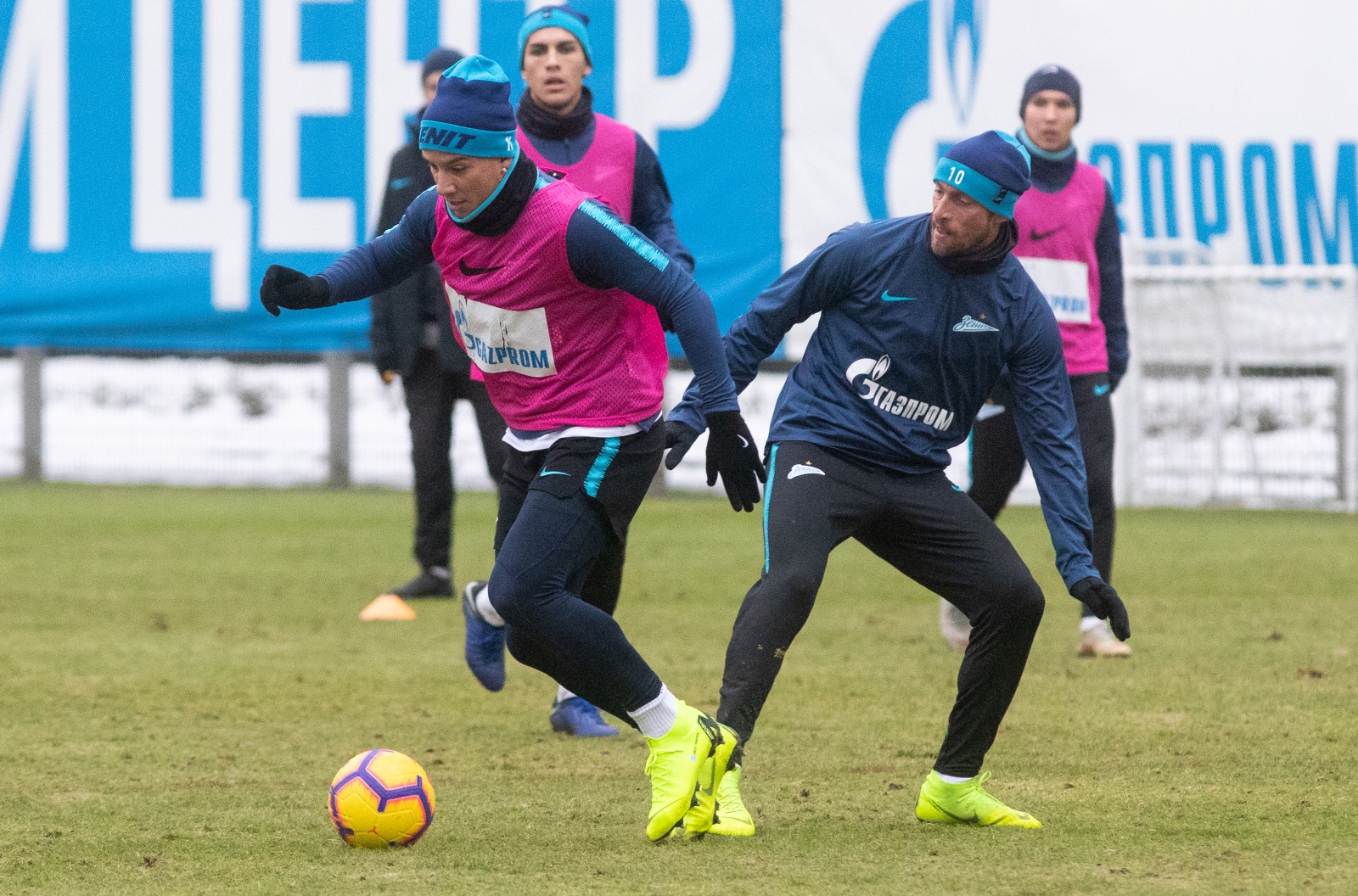 Открытая тренировка «Зенита» перед матчем с  «Рубином»