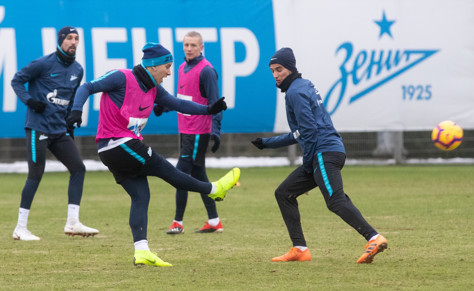 Открытая тренировка «Зенита» перед матчем с  «Рубином»