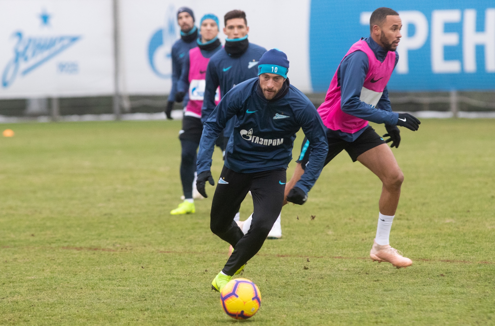 Открытая тренировка «Зенита» перед матчем с  «Рубином»