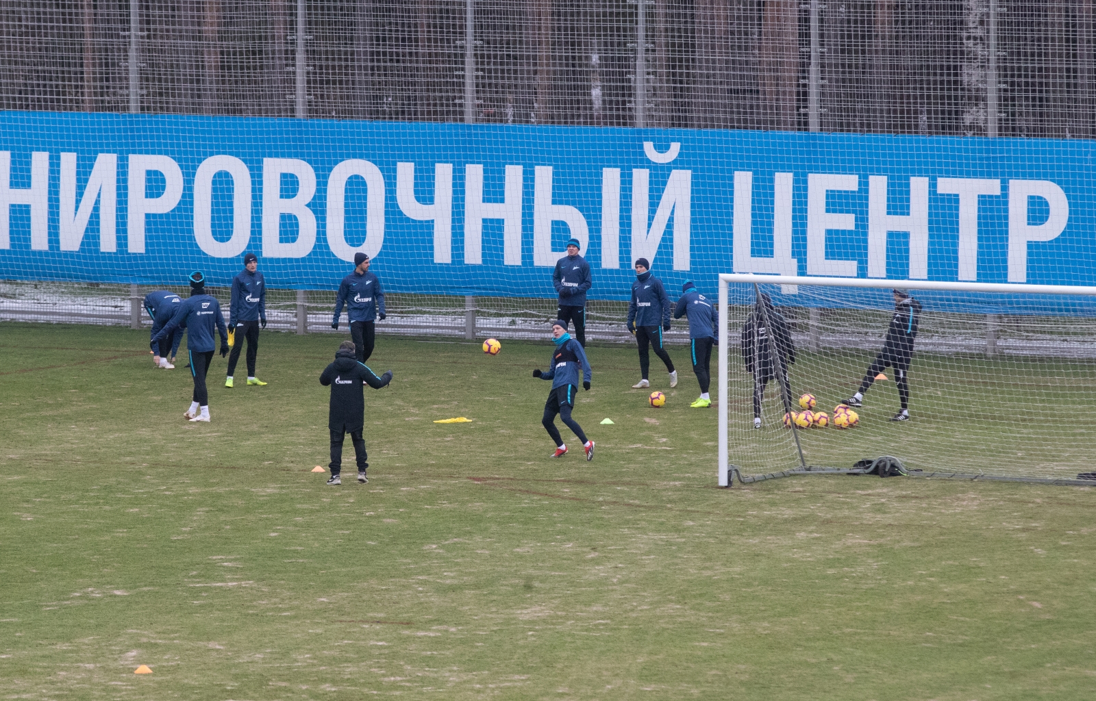 Открытая тренировка «Зенита» перед матчем с  «Рубином»