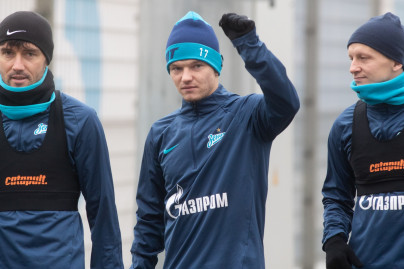 Открытая тренировка «Зенита» перед матчем с  «Рубином»