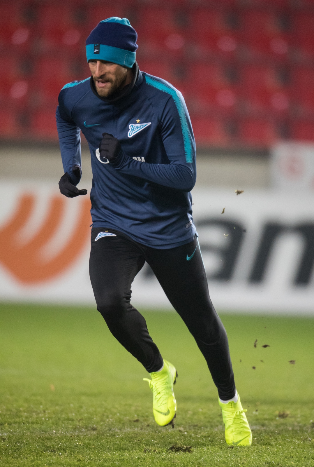 Открытая тренировка «Зенита» перед матчем со «Славией»