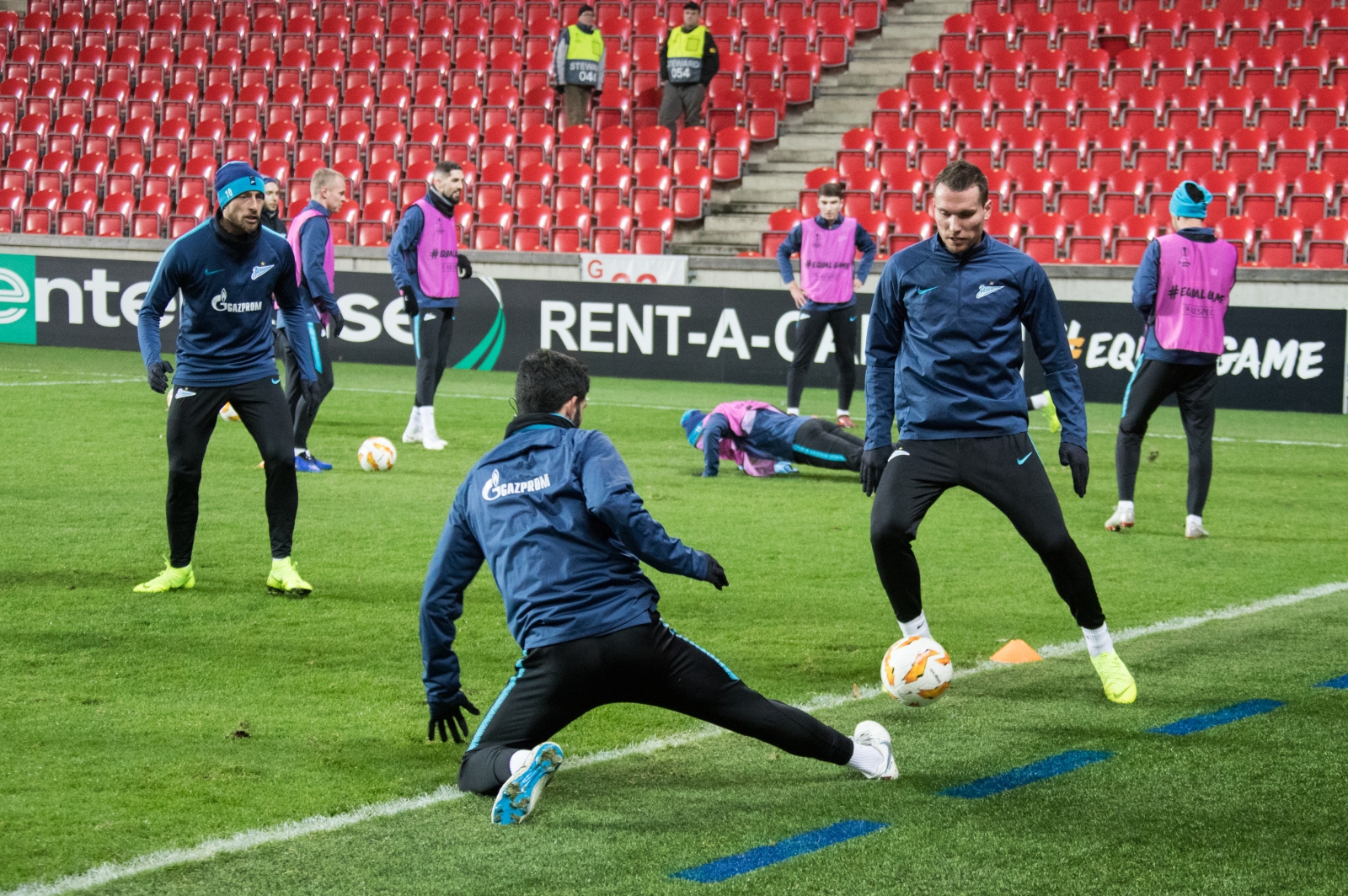 Открытая тренировка «Зенита» перед матчем со «Славией»