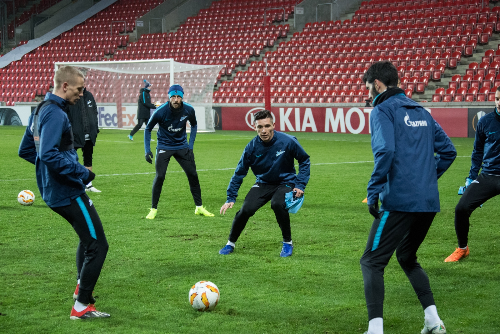 Открытая тренировка «Зенита» перед матчем со «Славией»