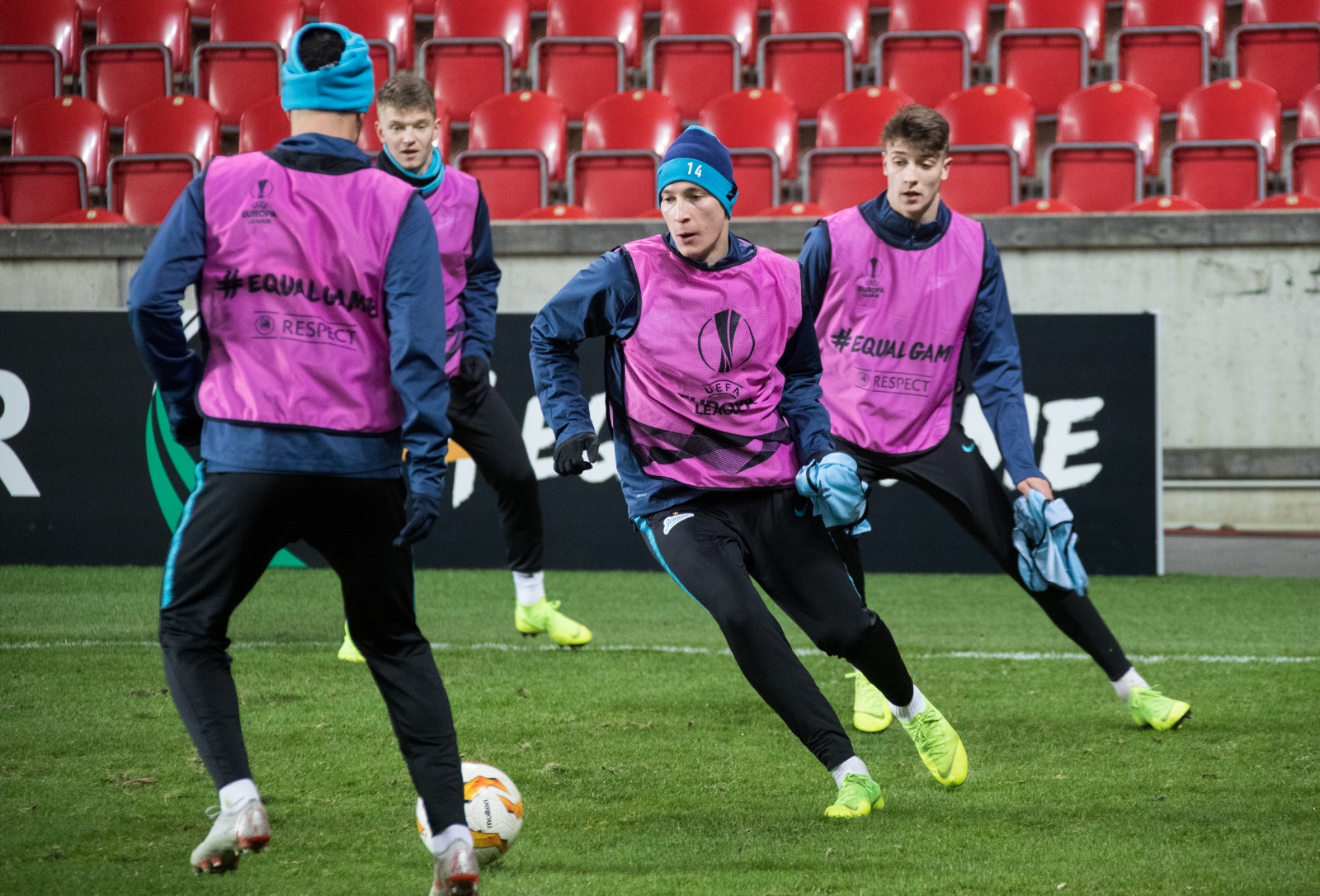 Открытая тренировка «Зенита» перед матчем со «Славией»