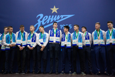 Выпускной команды Академии 2001 года рождения и посвящение в зенитовцы ребят 2009 года рождения