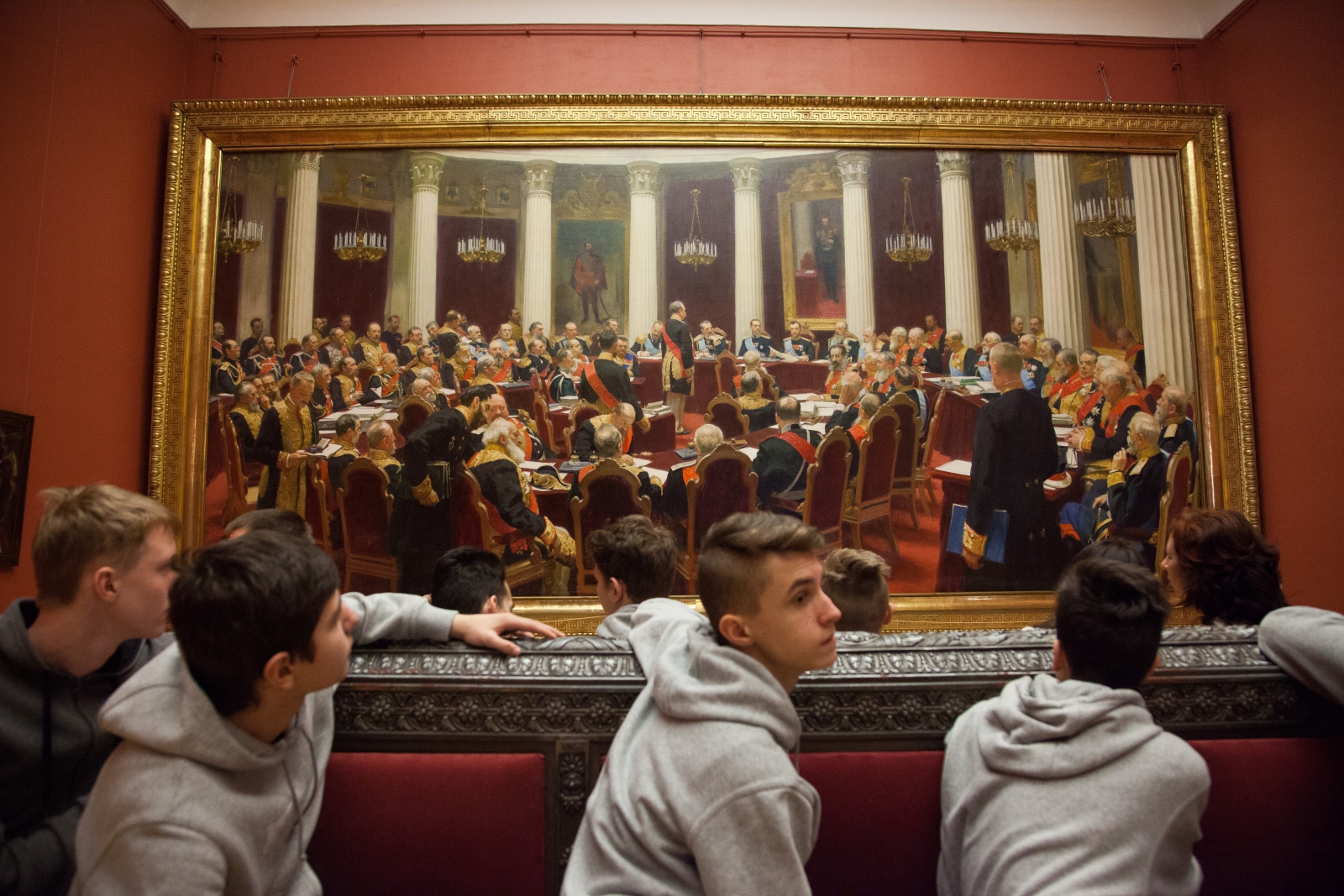 Экскурсия воспитанников Академии ФК «Зенит» в Государственный Русский музей