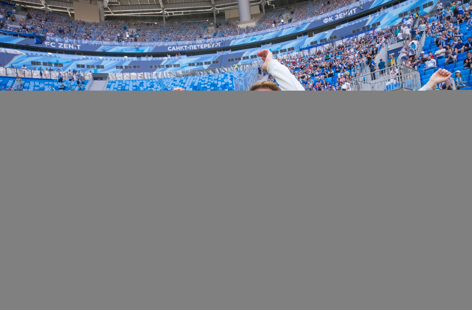 Церемония чествования победителей первенства России по футболу U-16