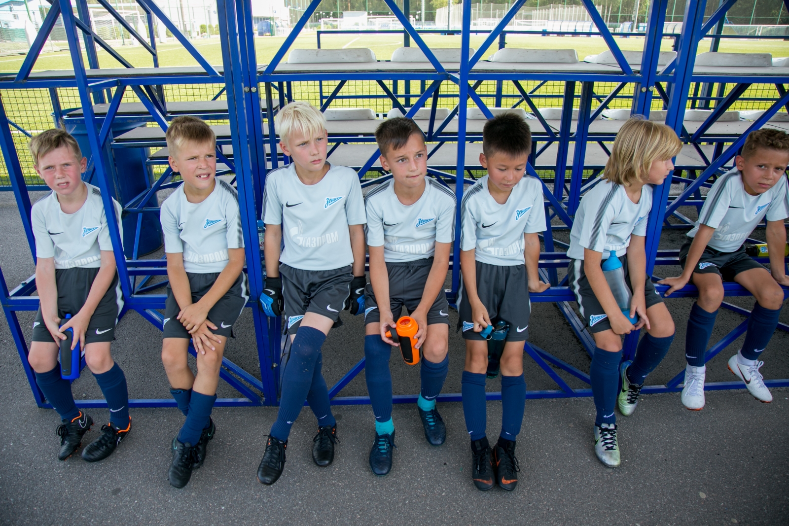 Товарищеские матчи детей из тренировочного лагеря «Газпром»-академии и команд академии «Зенита»