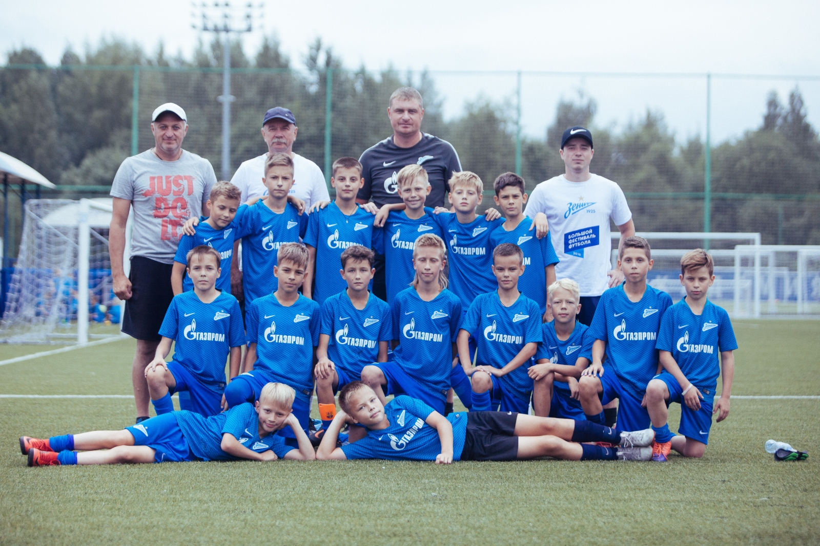 «Большой фестиваль футбола»: тренировка детей из тренировочного лагеря Академии, завершение тренировочных сборов