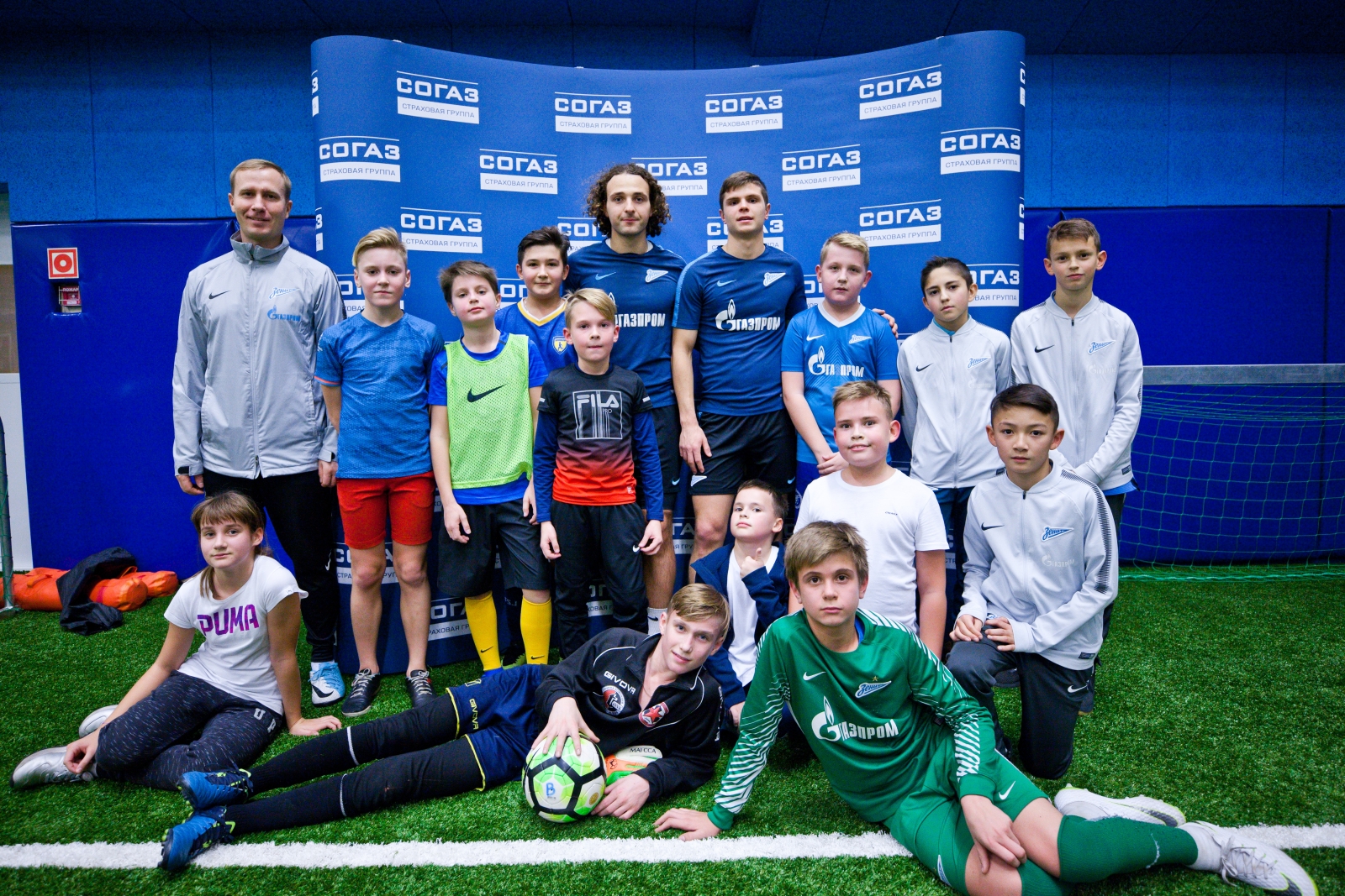 Футбольный мастер класс для детей сотрудников АО «СОГАЗ»