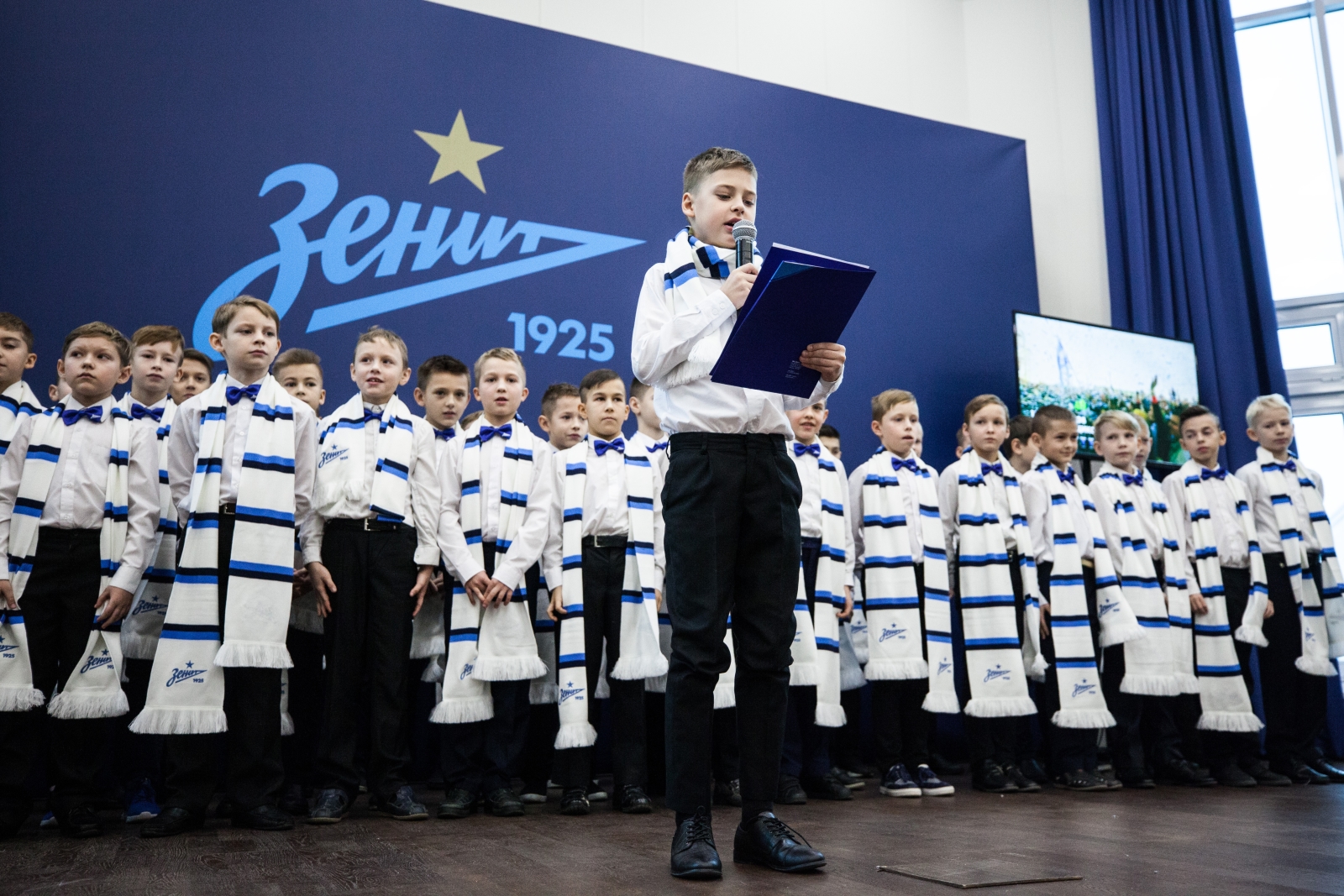 Выпускной команды Академии 2001 года рождения и посвящение в зенитовцы ребят 2009 года рождения