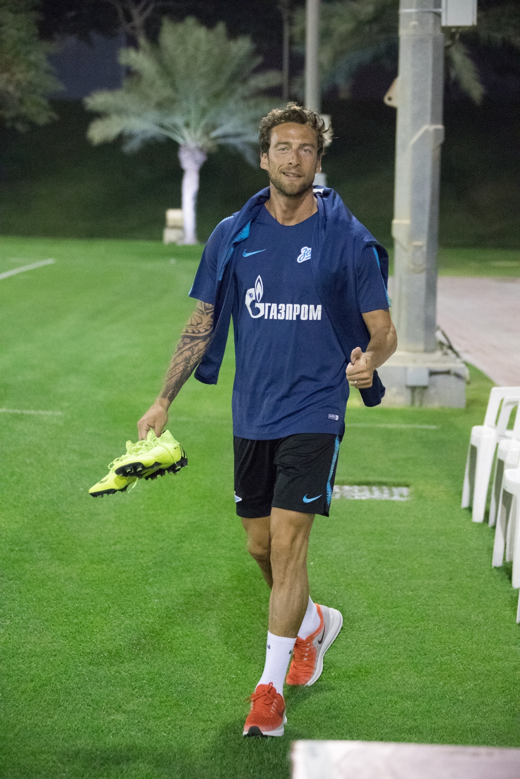 «Газпром» — тренировочные сборы в Катаре: 15 января, вечерняя тренировка