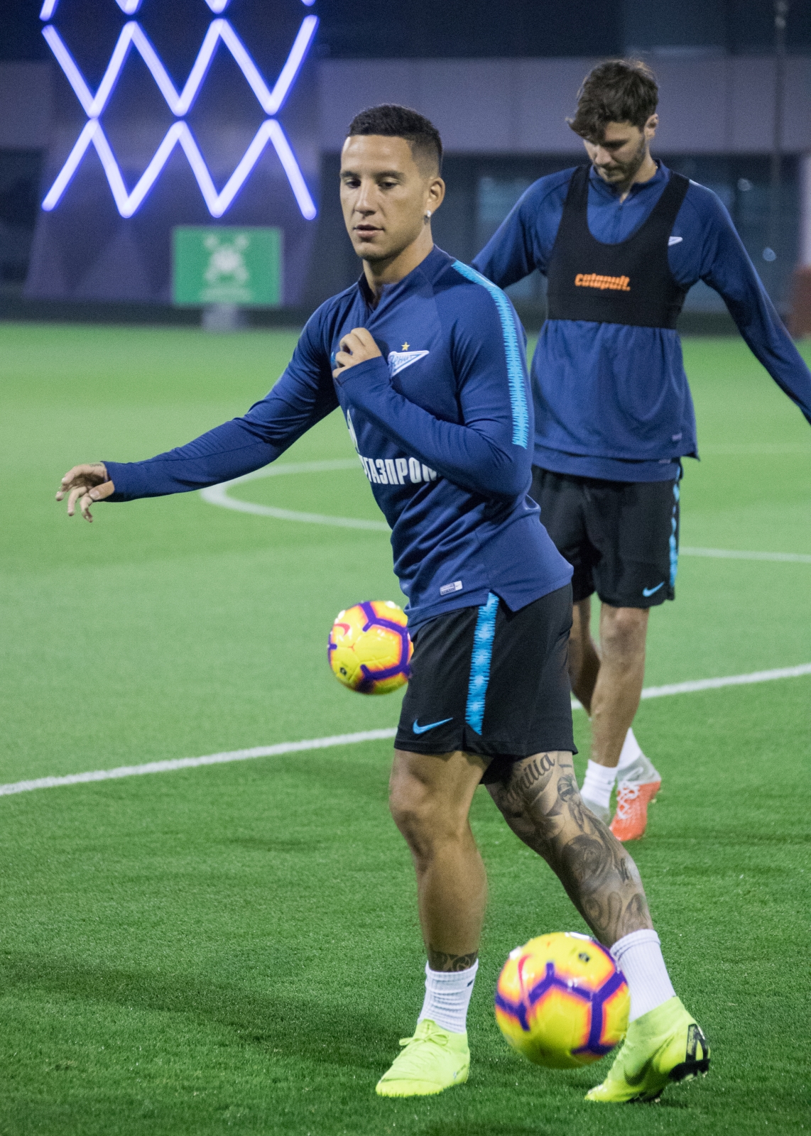 «Газпром» — тренировочные сборы в Катаре: 15 января, вечерняя тренировка