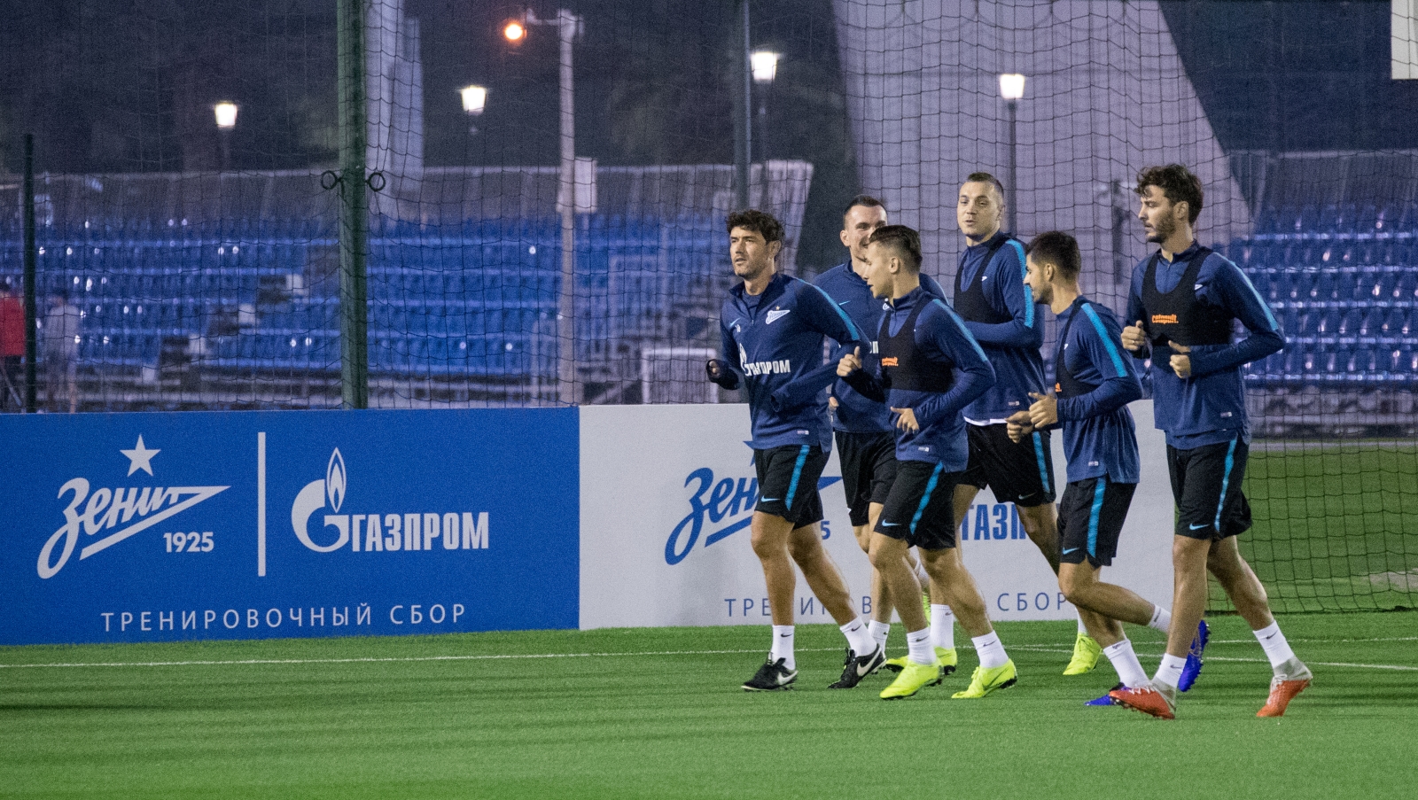 «Газпром» — тренировочные сборы в Катаре: 15 января, вечерняя тренировка