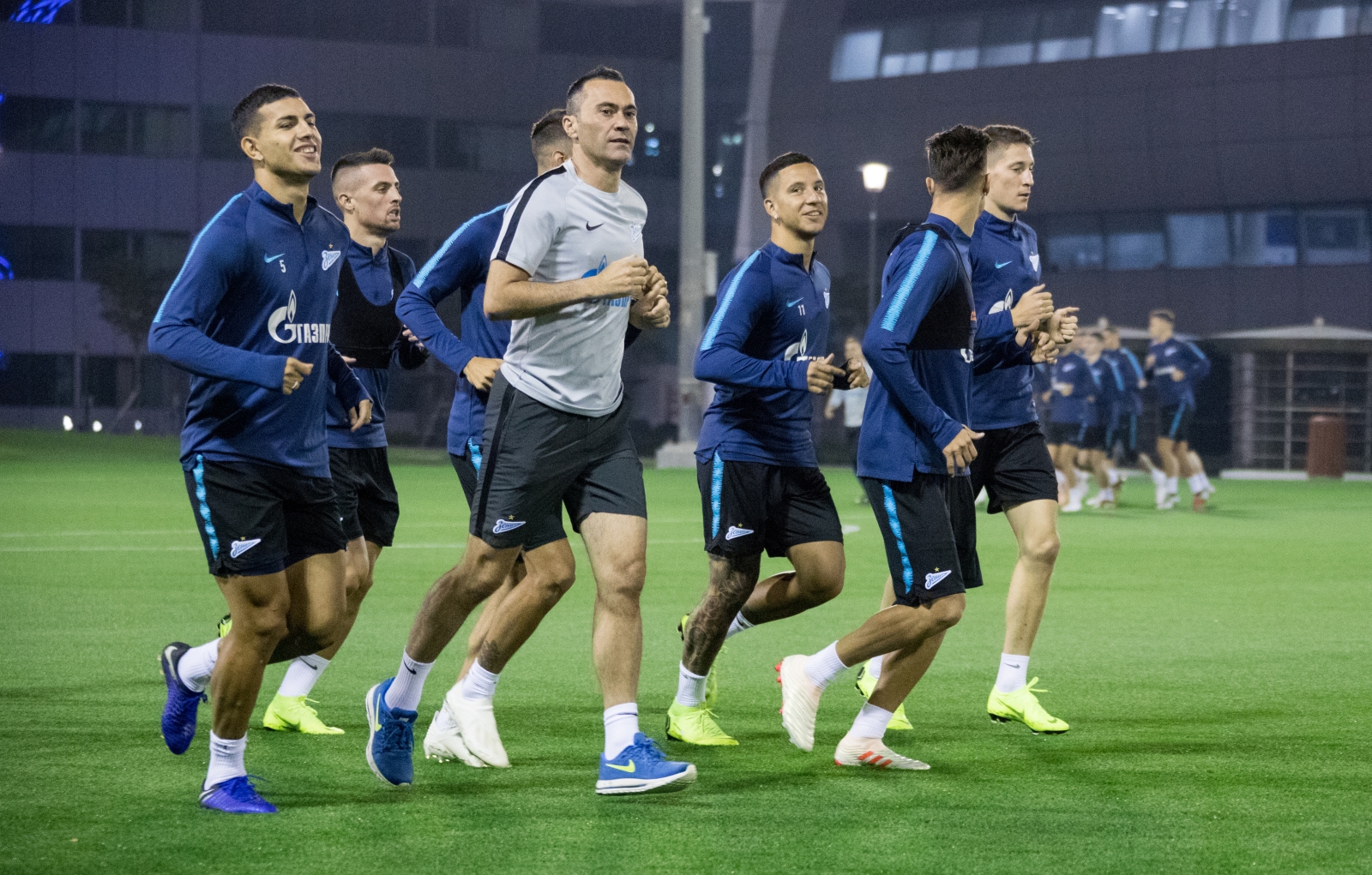 «Газпром» — тренировочные сборы в Катаре: 15 января, вечерняя тренировка