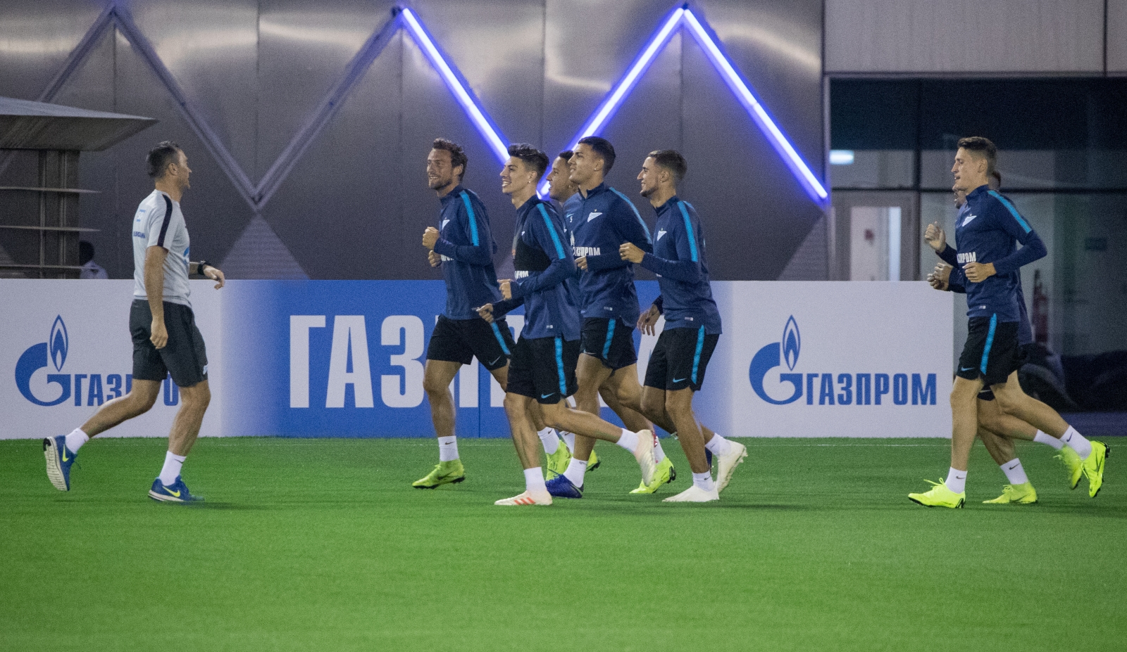 «Газпром» — тренировочные сборы в Катаре: 15 января, вечерняя тренировка
