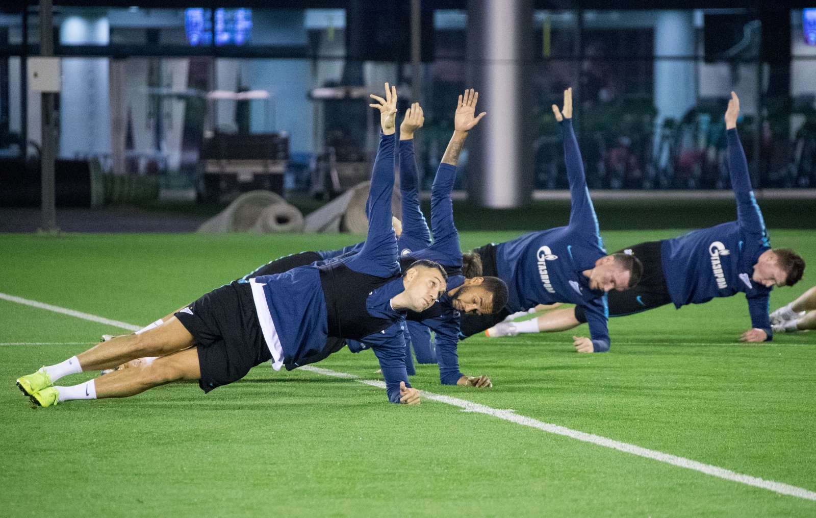 «Газпром» — тренировочные сборы в Катаре: 15 января, вечерняя тренировка