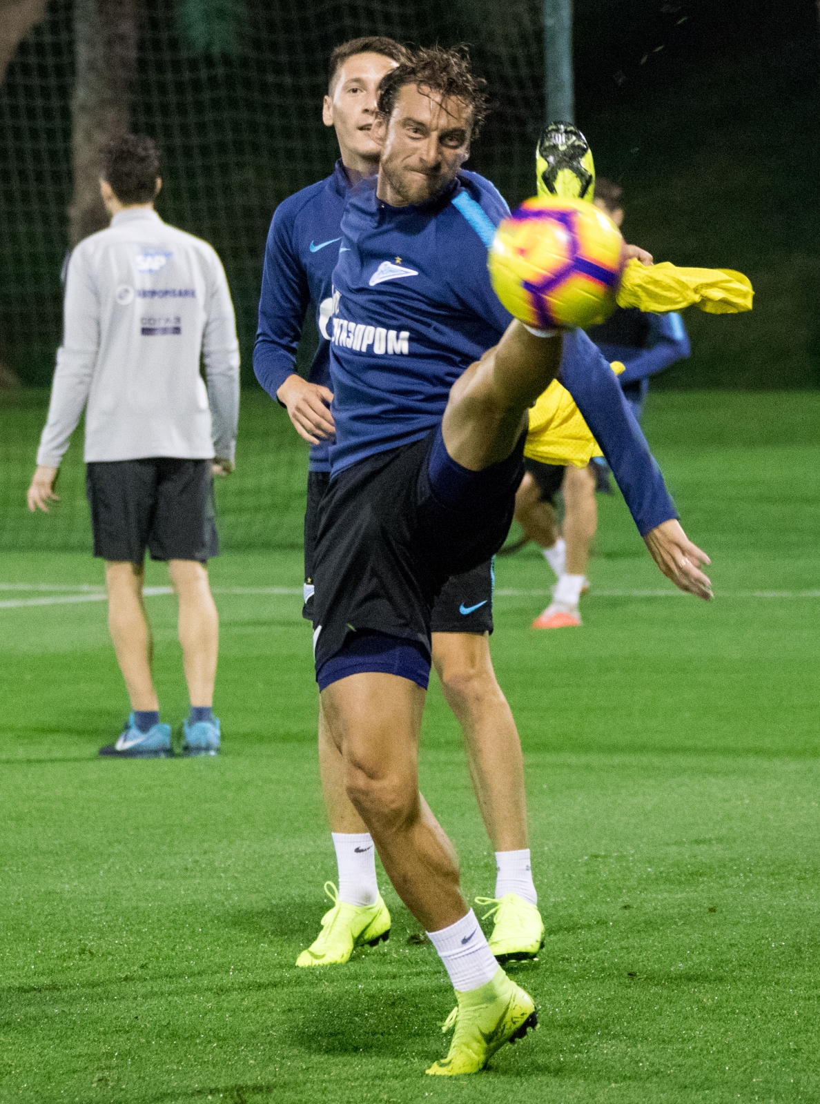 «Газпром» — тренировочные сборы в Катаре: 15 января, вечерняя тренировка