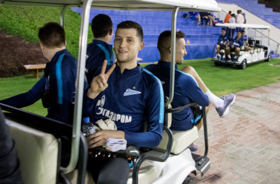 «Газпром» — тренировочные сборы в Катаре: 15 января, вечерняя тренировка