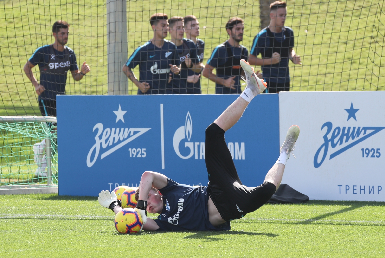 «Газпром» — тренировочные сборы в Катаре: 16 января, утренняя тренировка