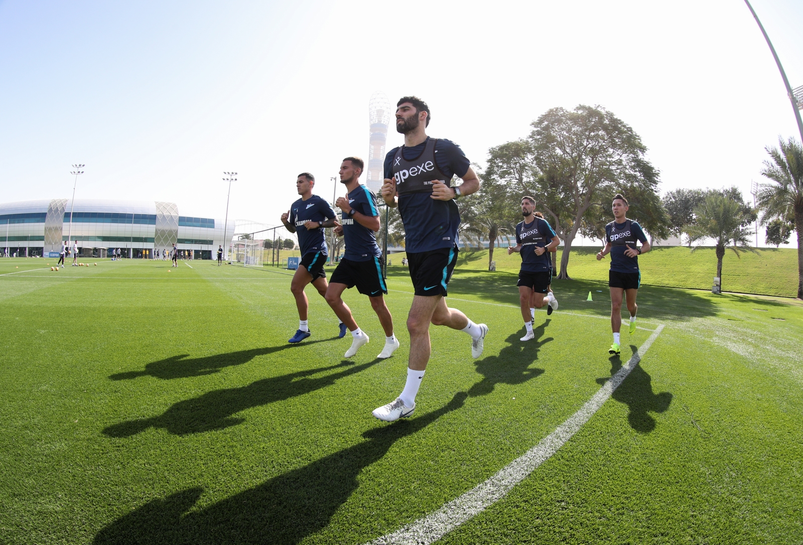 «Газпром» — тренировочные сборы в Катаре: 16 января, утренняя тренировка