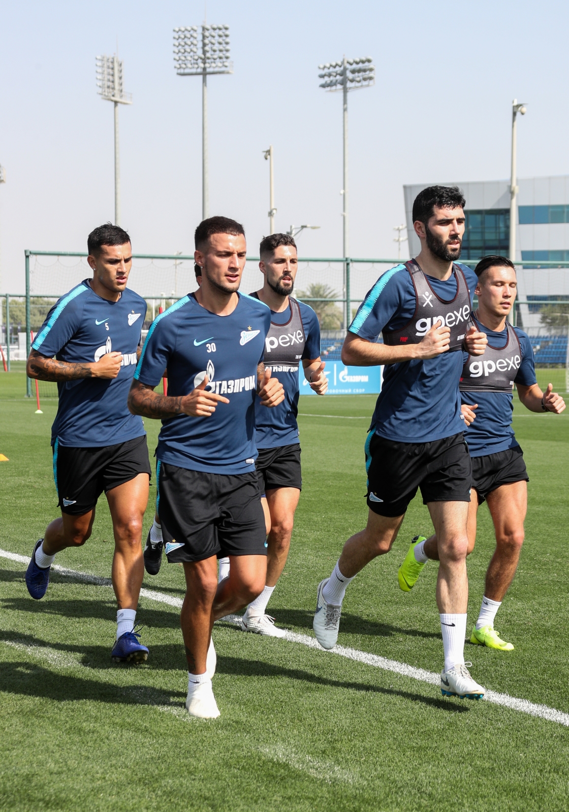 «Газпром» — тренировочные сборы в Катаре: 16 января, утренняя тренировка