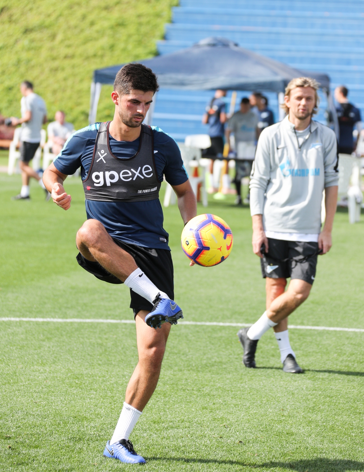 «Газпром» — тренировочные сборы в Катаре: 16 января, утренняя тренировка