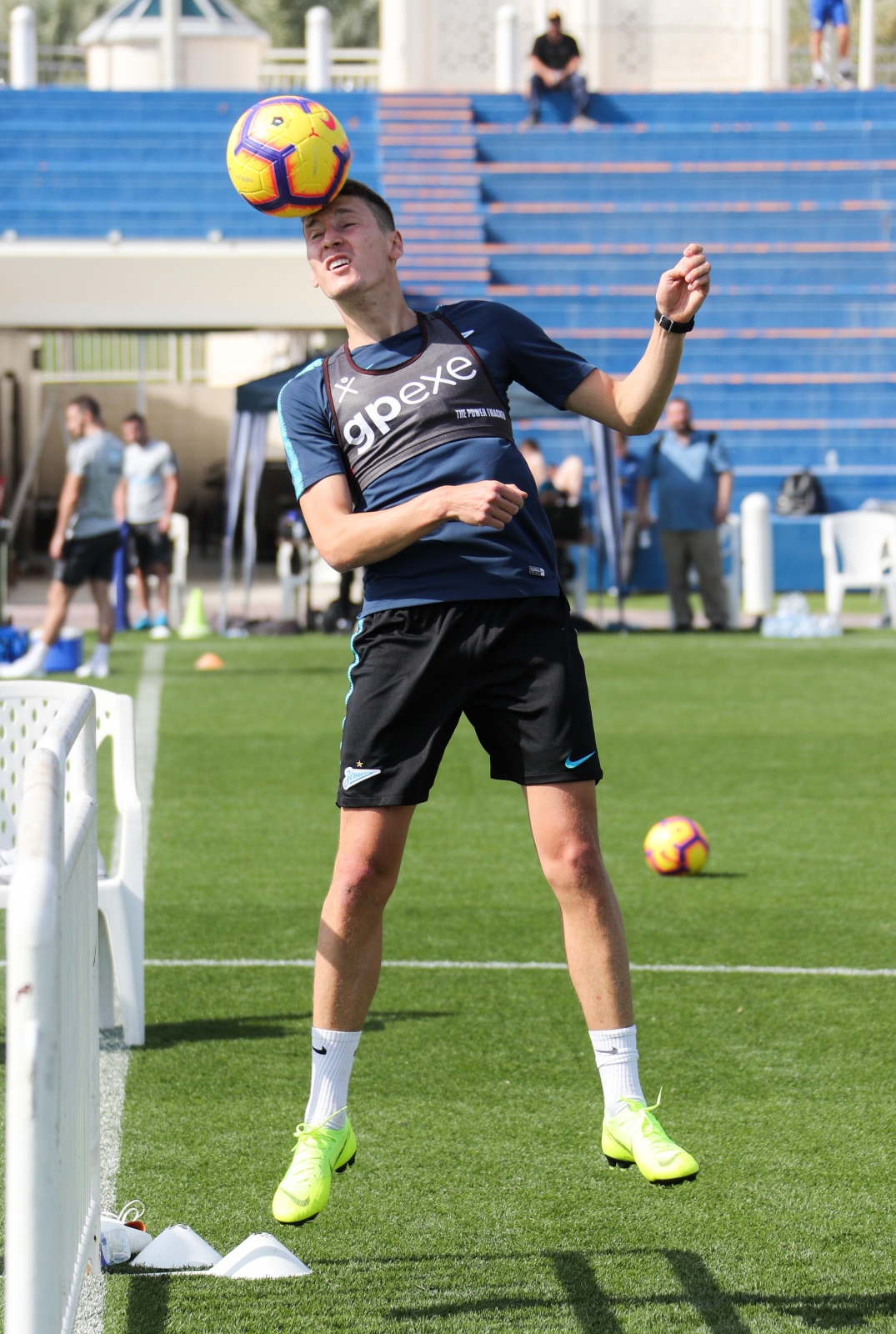 «Газпром» — тренировочные сборы в Катаре: 16 января, утренняя тренировка