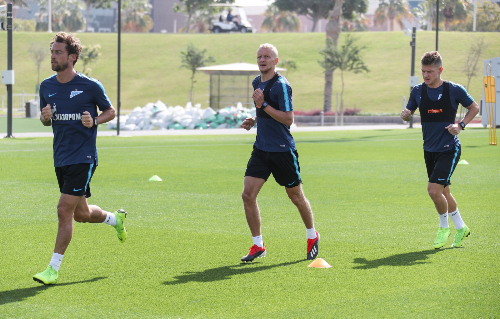 «Газпром» — тренировочные сборы в Катаре: 16 января, утренняя тренировка