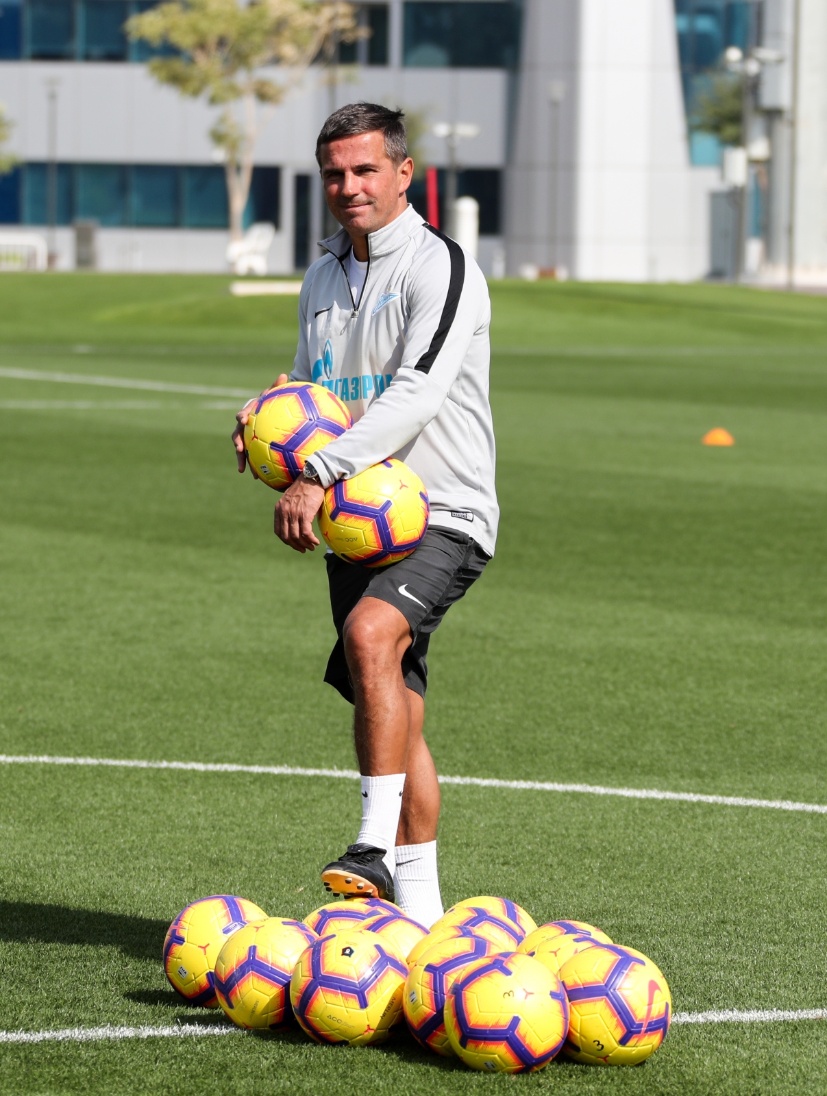 «Газпром» — тренировочные сборы в Катаре: 16 января, утренняя тренировка