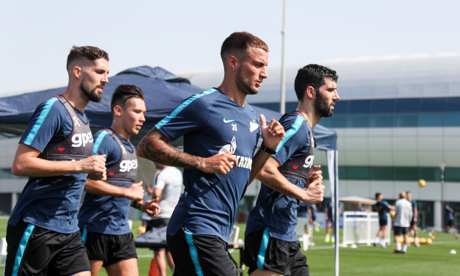 «Газпром» — тренировочные сборы в Катаре: 16 января, утренняя тренировка