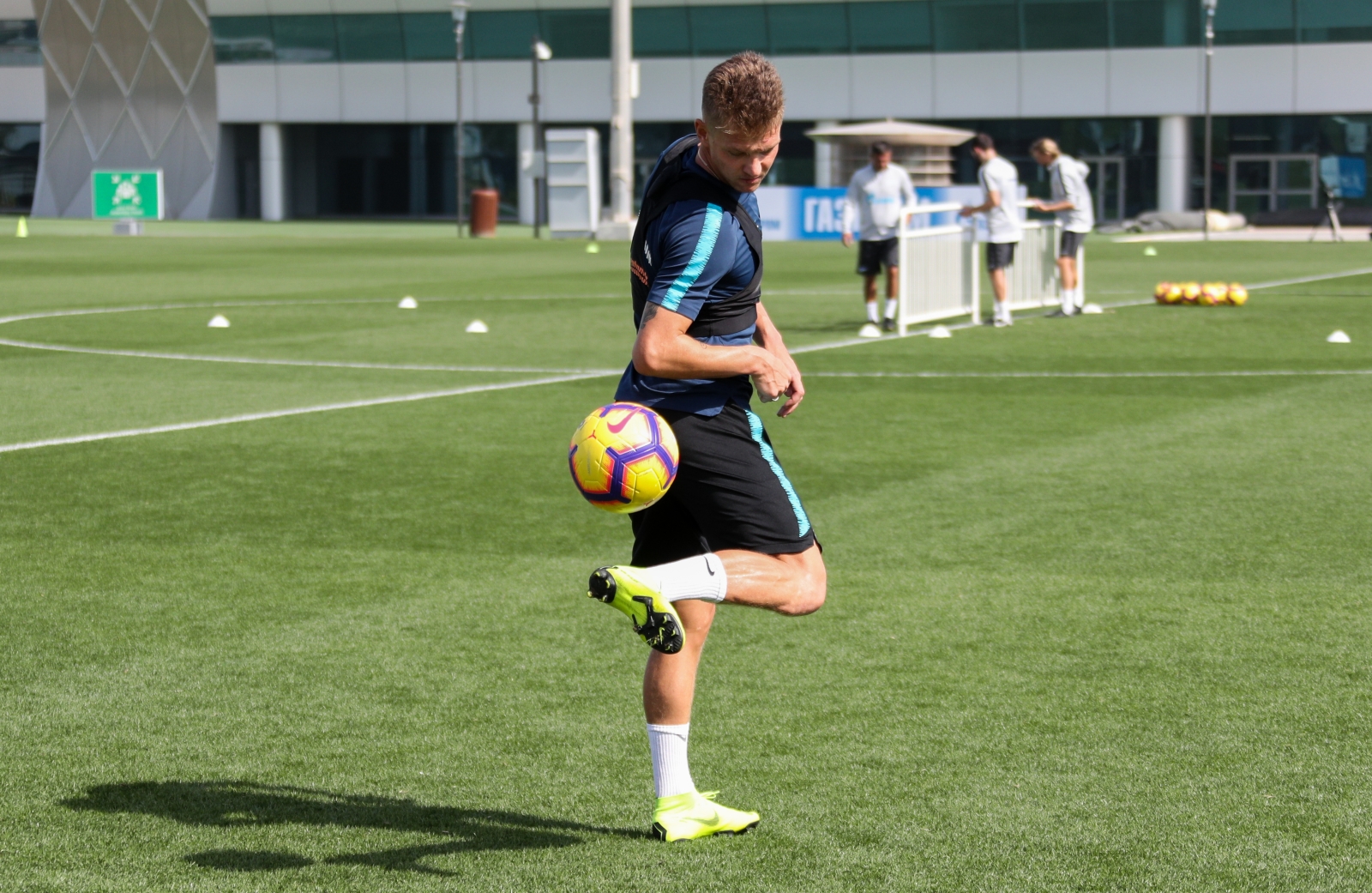 «Газпром» — тренировочные сборы в Катаре: 16 января, утренняя тренировка