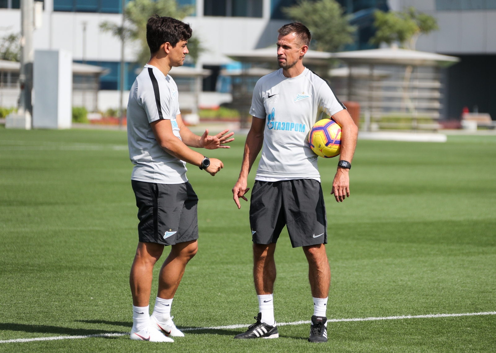 «Газпром» — тренировочные сборы в Катаре: 16 января, утренняя тренировка