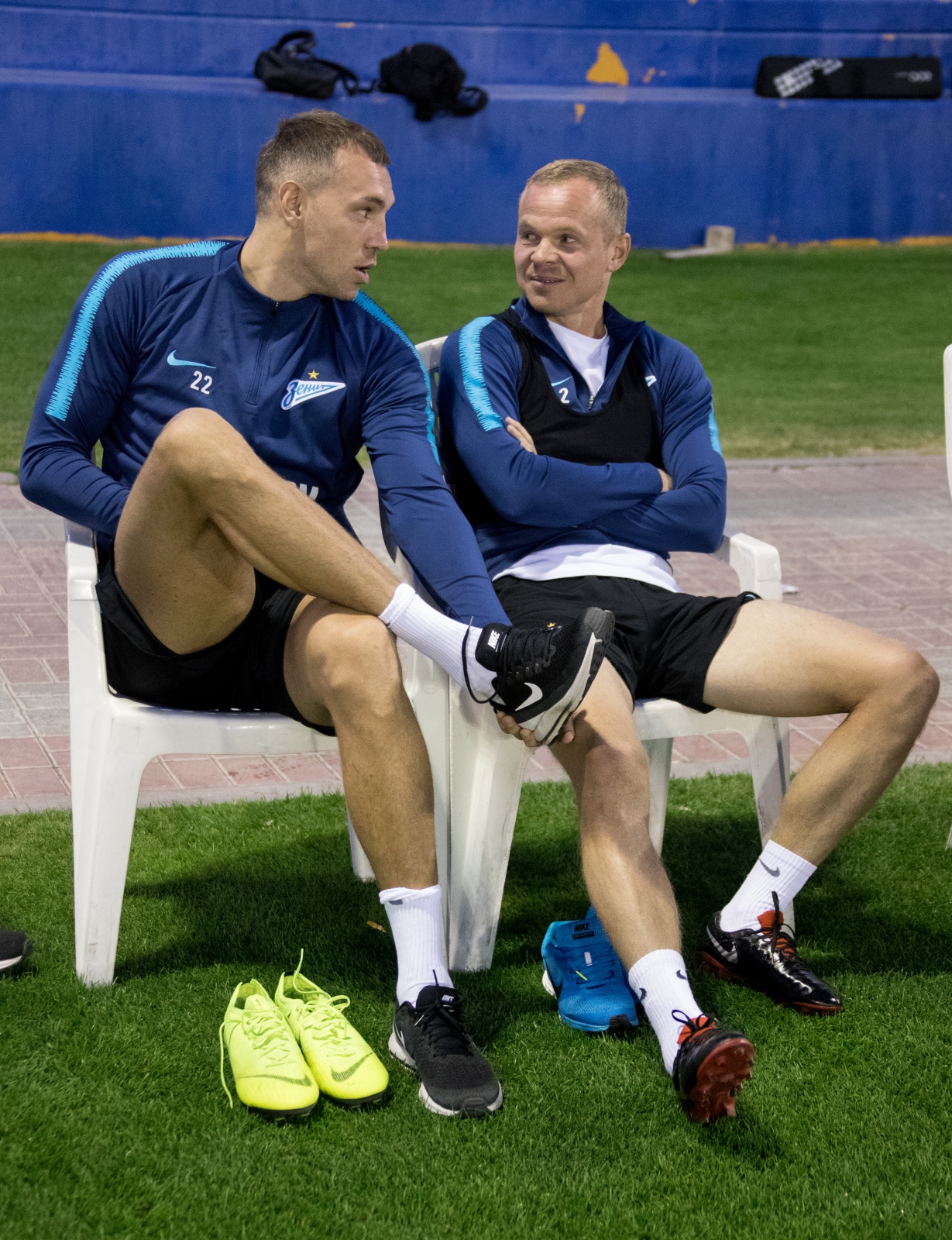 «Газпром»-тренировочные сборы в Катаре: 16 января, вечерняя тренировка