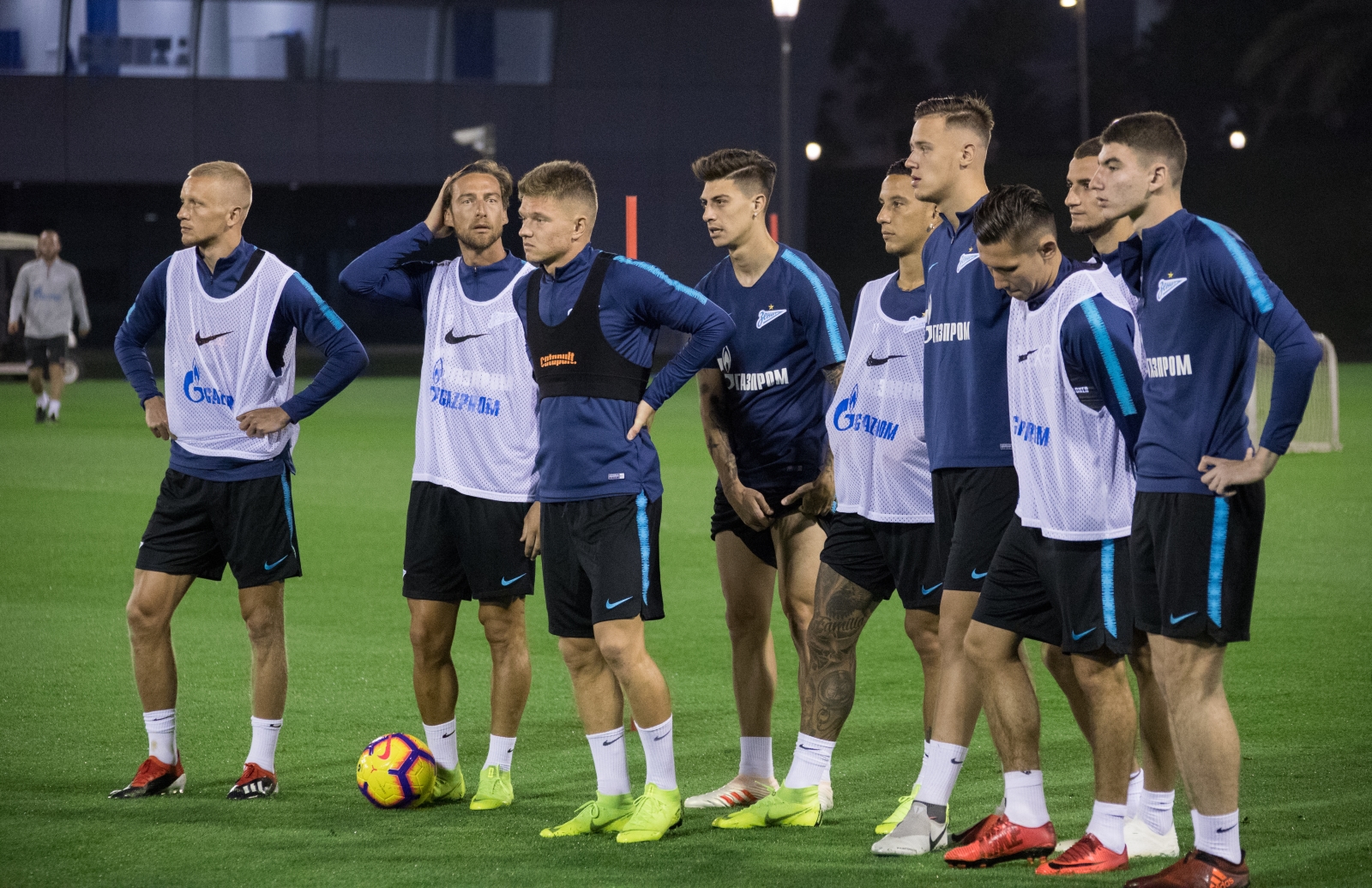 «Газпром»-тренировочные сборы в Катаре: 16 января, вечерняя тренировка