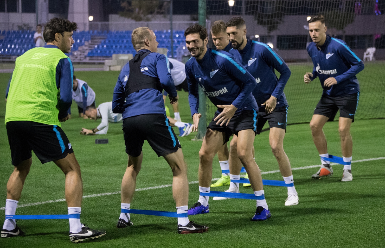 «Газпром»-тренировочные сборы в Катаре: 16 января, вечерняя тренировка