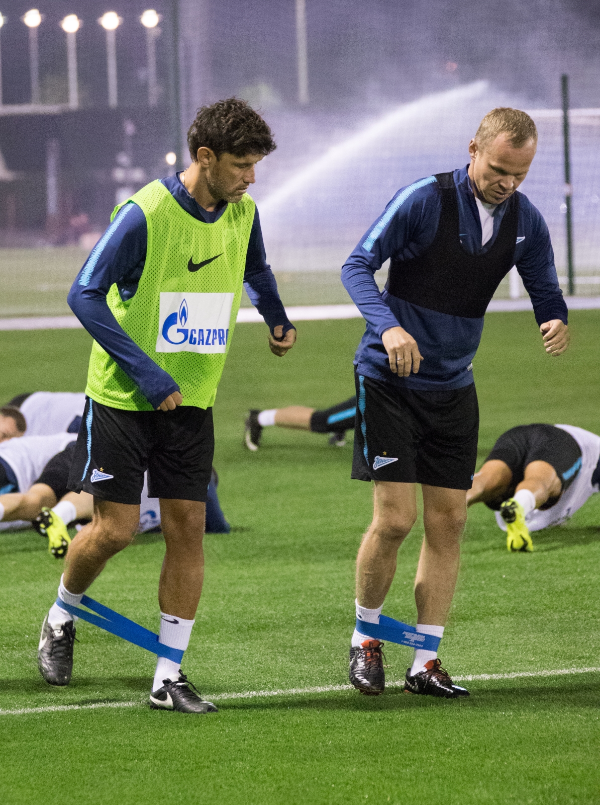 «Газпром»-тренировочные сборы в Катаре: 16 января, вечерняя тренировка