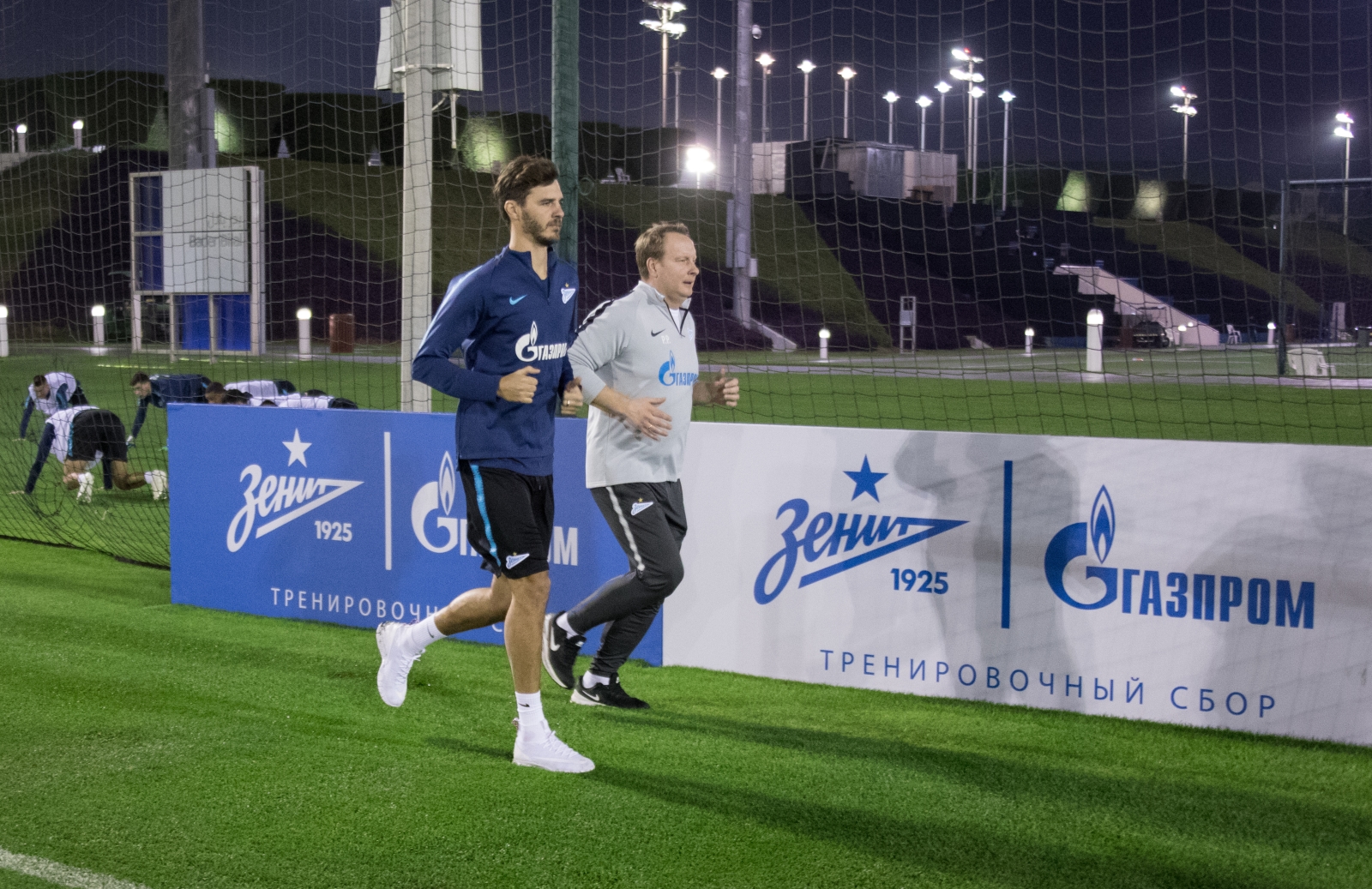 «Газпром»-тренировочные сборы в Катаре: 16 января, вечерняя тренировка